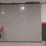 Instalación de puerta cortafuegos corredera