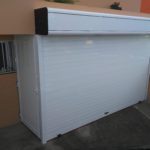 Instalación de puerta enrollable modelo master + puerta peatonal lateral Tenerife
